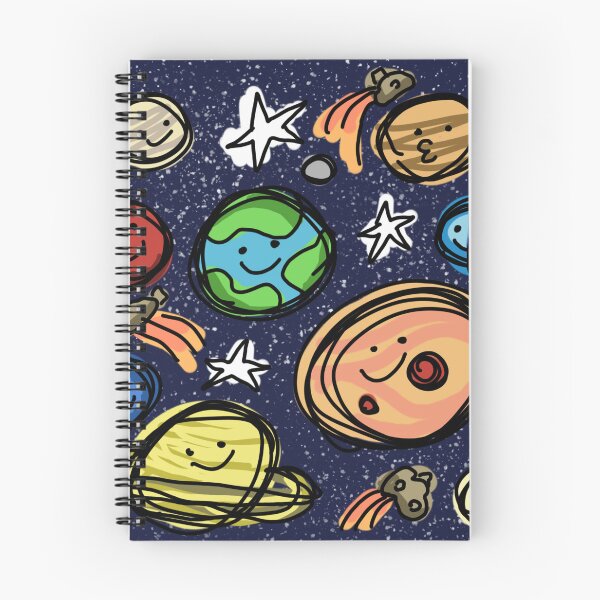 Artikelvorschau, Solar System Scribble Pals entworfen und verkauft von MobiusMakings.