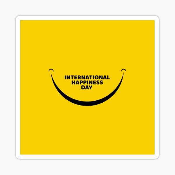 Item preview, International Happiness Day designed and sold by Palash Artistry.