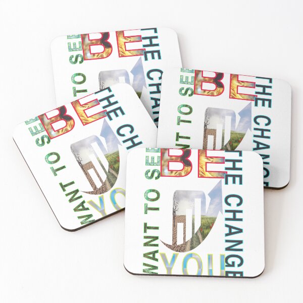Item preview, Be the change you want to see -   Change your Nature White Edition  designed and sold by SpArtk.