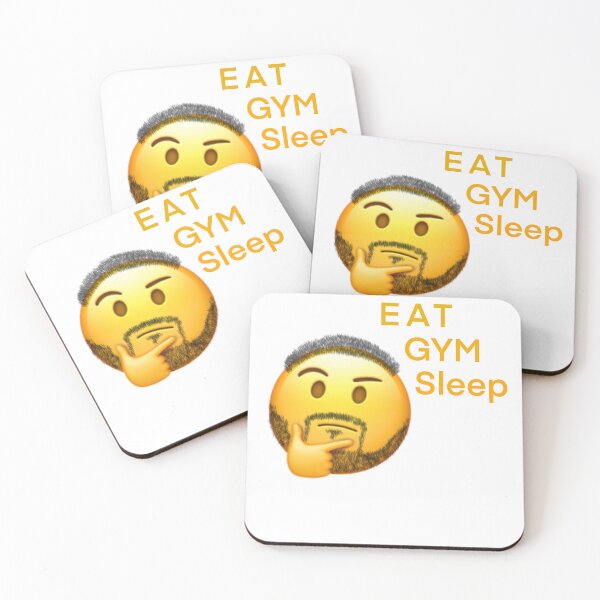 Item preview, Eat Gym Sleep | Fitness Motivation Sticker Art designed and sold by Neshmi.