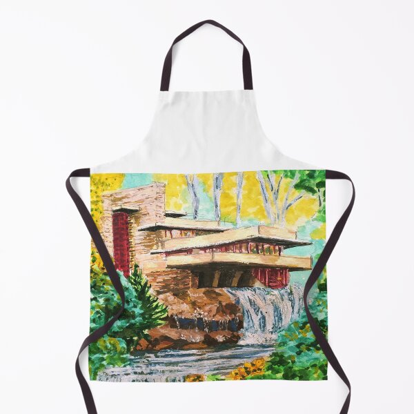 Item preview, Fallingwater Gouache Painting - Architecture designed and sold by arientss.