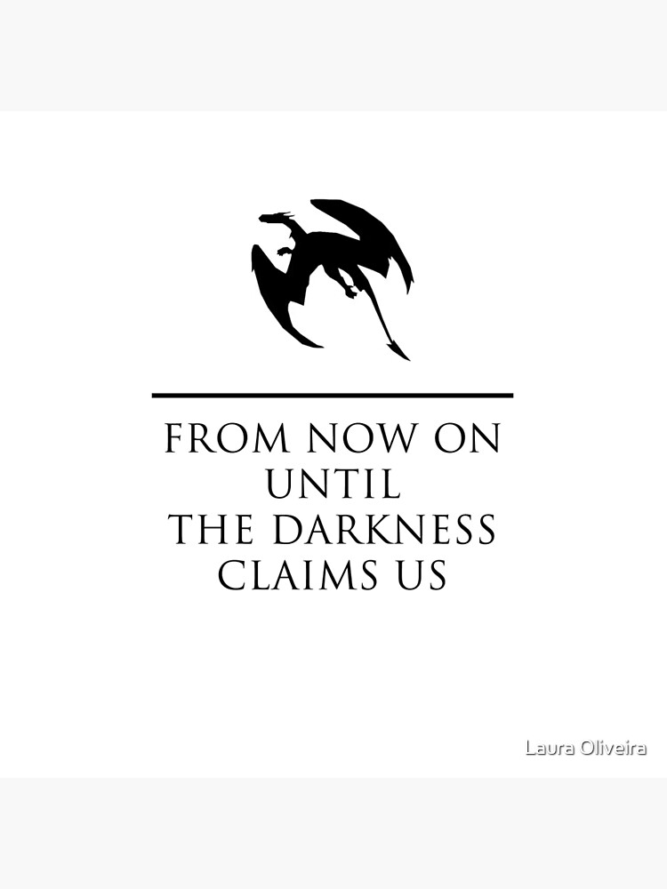 From Now On Until Darkness Claims Us Tote Bag By Onlybylaura Redbubble