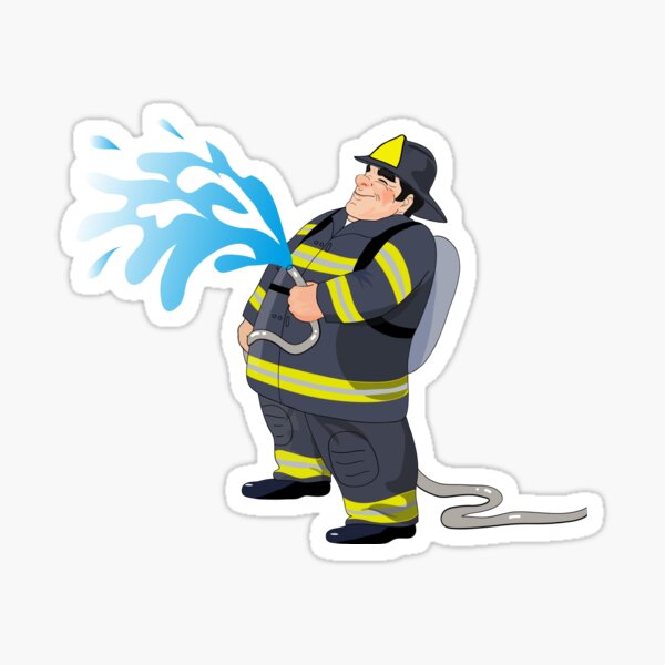 firefighter Sticker