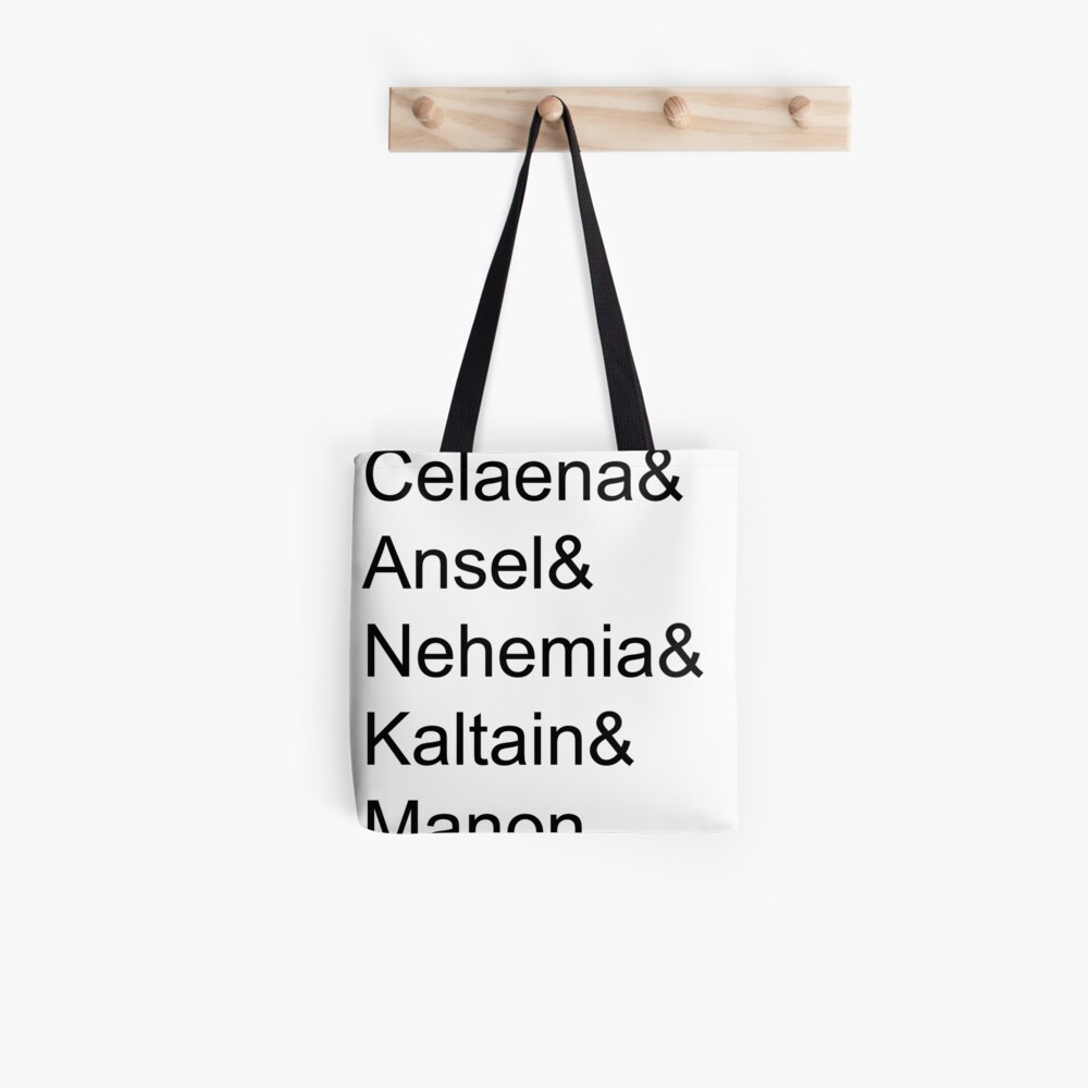 Celaena & Ansel & Nehemia & Kaltain & Manon Tote Bag