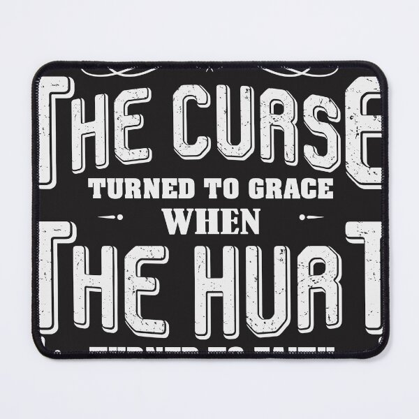 Item preview, The Cures Turned To Grace When The Hurt Turned To Faith designed and sold by RED FIR.