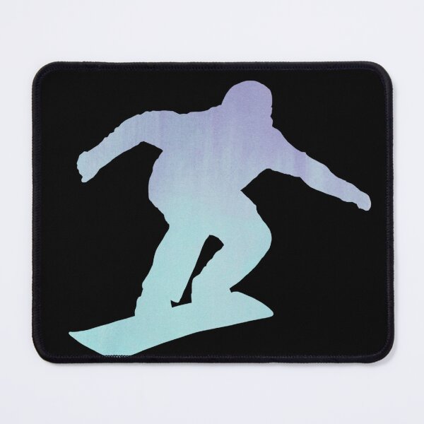 Item preview, Blue Snowboarder Silhouette designed and sold by MoonLitFox.