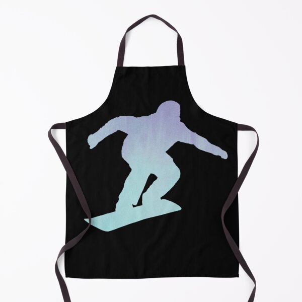Item preview, Blue Snowboarder Silhouette designed and sold by MoonLitFox.