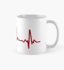 Morning Coffee Heartbeat EKG Mug