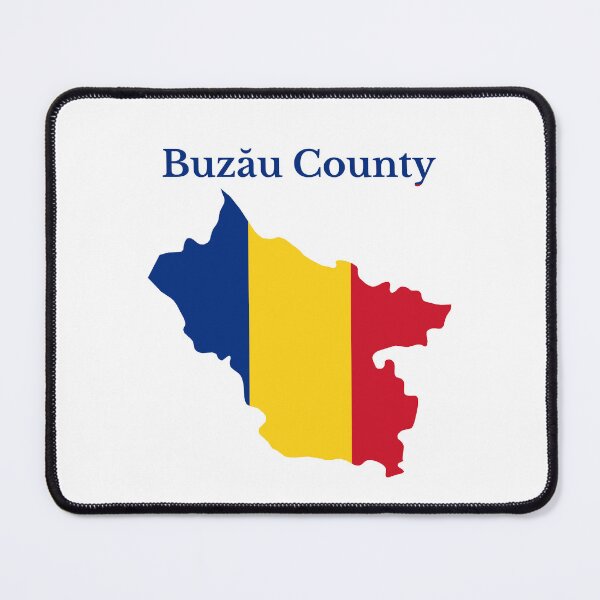 Item preview, Buzau County Map Design, Romania. designed and sold by marosharaf.