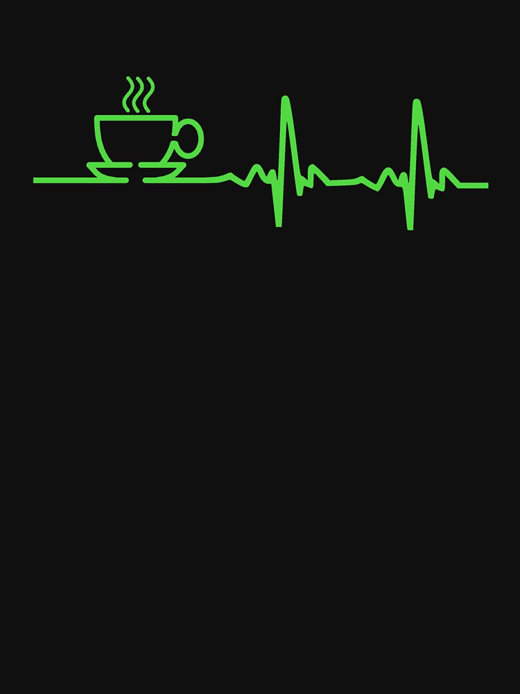 coffee ekg shirt