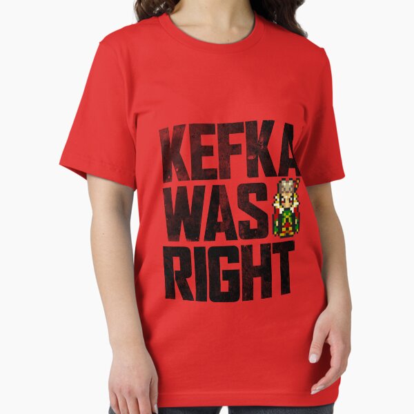 Vista previa del artículo con la obra «Kefka tenía razón», diseñado y vendido por kschruder.