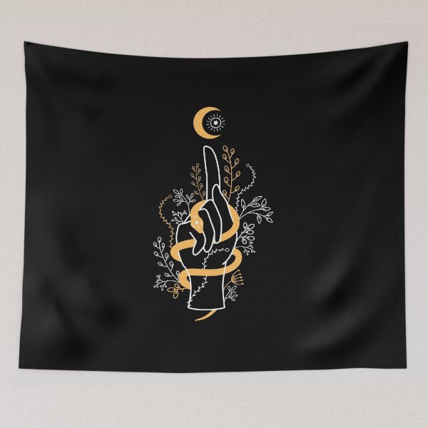 Item preview, Celestial Snake - Serpent Illustration designed and sold by Hoetoons.