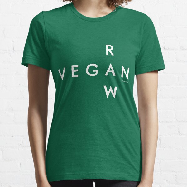 Raw Vegan Power T-Shirt for Vegans Essential T-Shirt
