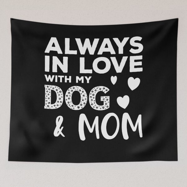 Artikelvorschau, Immer in Liebe mit meinem Hund und meiner Mutter entworfen und verkauft von VitoTDesign.