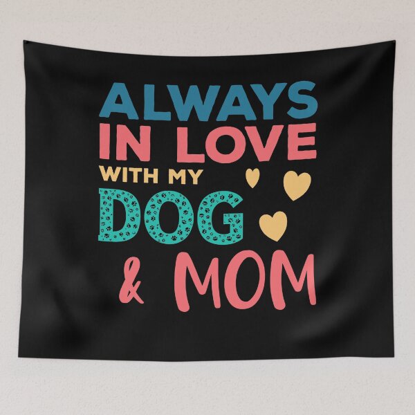 Artikelvorschau, Immer in Liebe mit meinem Hund und meiner Mutter entworfen und verkauft von VitoTDesign.