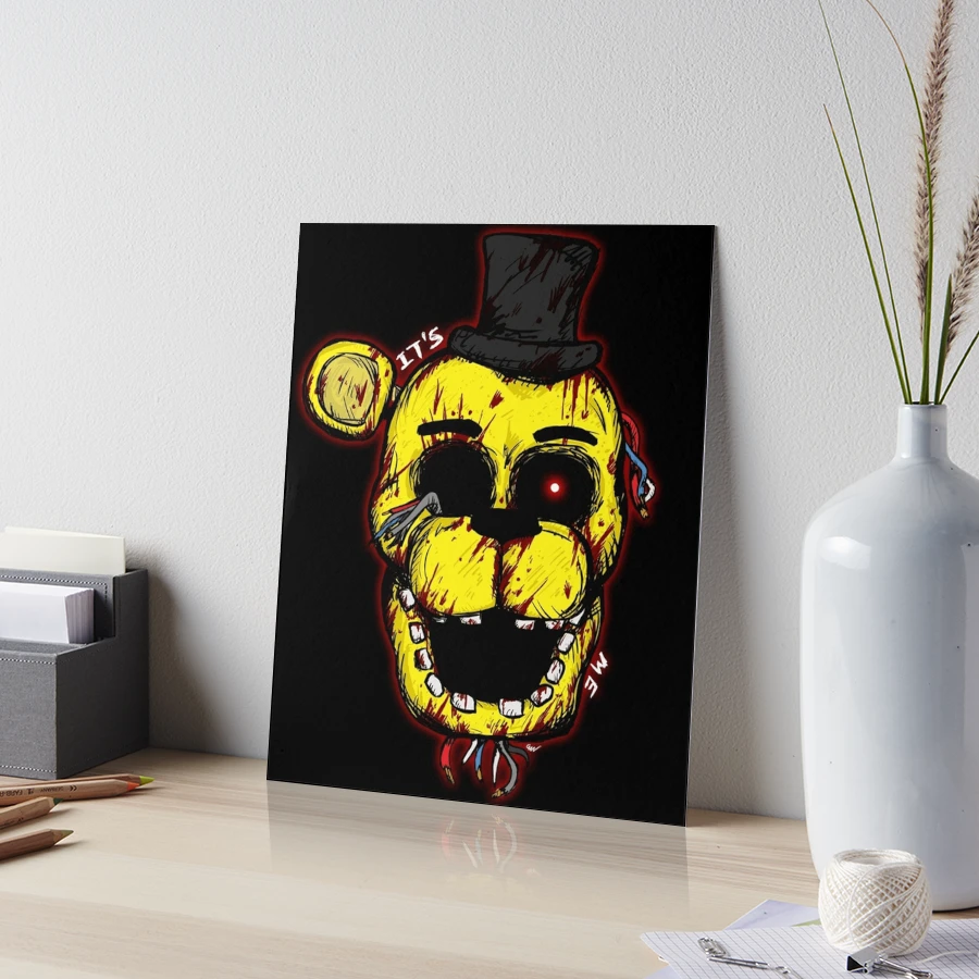 Bloody Golden Freddy FNAF Art Print