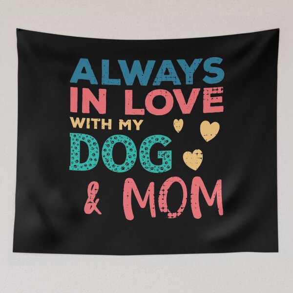 Item preview, Always in love with my dog and my mother designed and sold by VitoTDesign.
