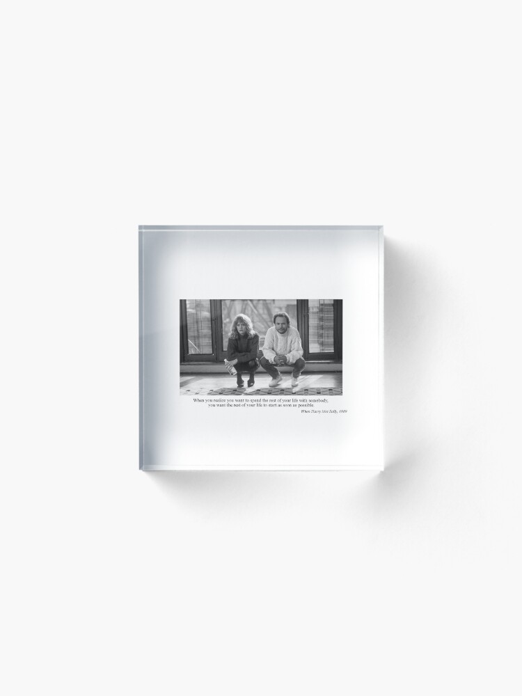 Alternate view of When Harry Met Sally Acrylic Block