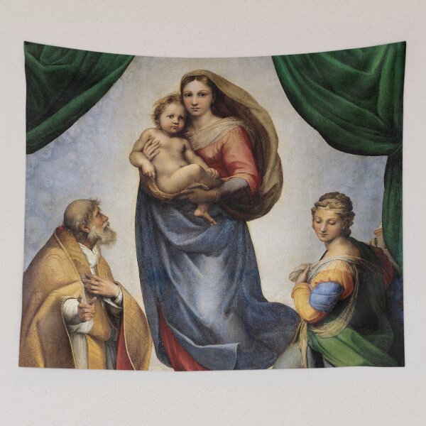 Item preview, Sistine Madonna - Raphael designed and sold by starrylite.