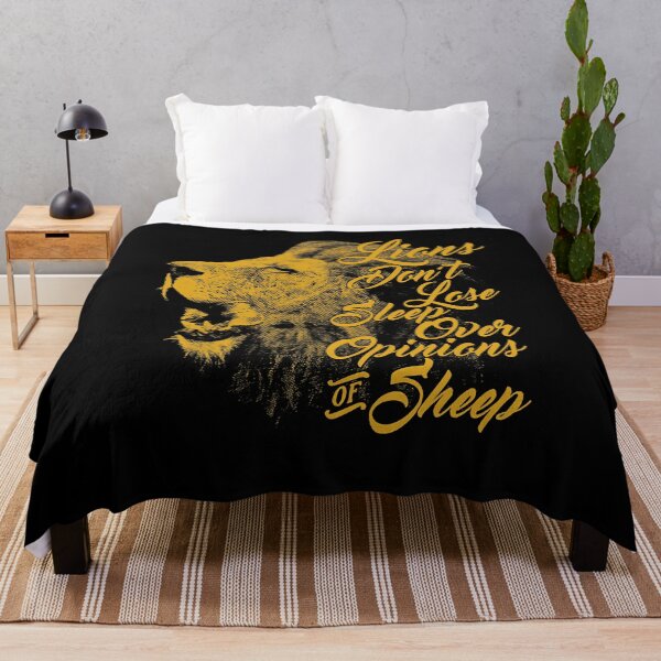 Item preview, Lions Dont Lose Sleep Over The Opinions Of Sheep designed and sold by davetmccall.