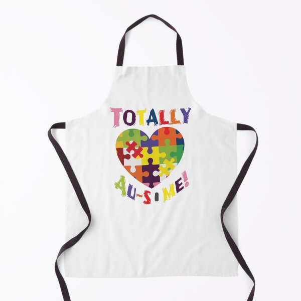 Item preview, Totally Au-Some! Support Love Accept World Autism Awareness Day Costumes Atistic Spectrum Disorders Autism Month and Asperger Syndrome Puzzle Heart designed and sold by StuarTwenONA.