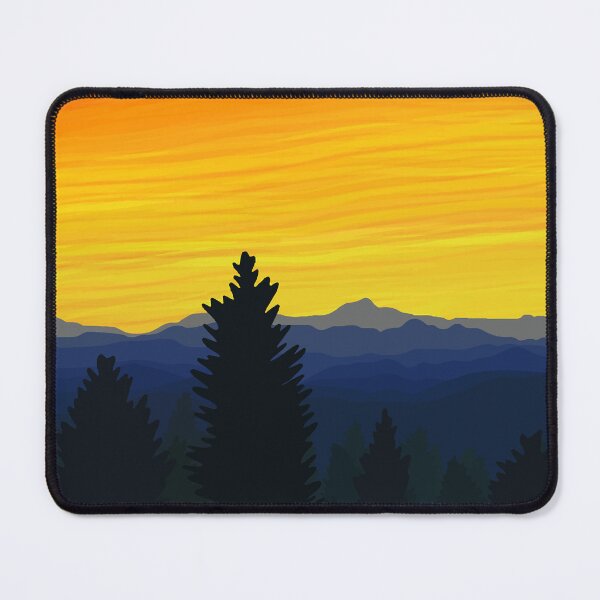 Item preview, Arizona Mogollon Rim Sunset Illustration designed and sold by Suzanne Uchytil.