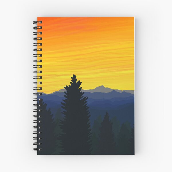 Item preview, Arizona Mogollon Rim Sunset Illustration designed and sold by Suzanne Uchytil.