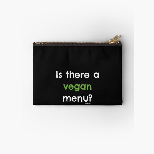 Item preview, Is there a vegan menu? - Funny T-Shirt for Vegans designed and sold by VEGANDOCK.
