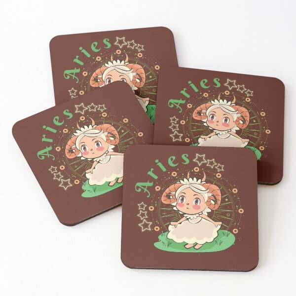 Item preview, Kawaii Zodiac Sign Aries Girl designed and sold by astroful.