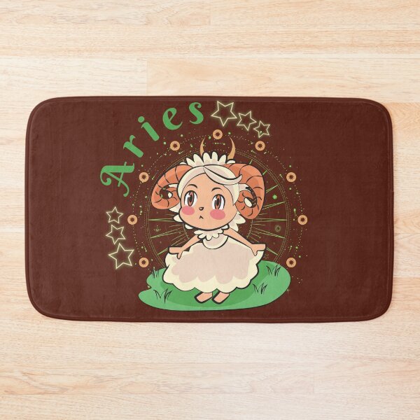Item preview, Kawaii Zodiac Sign Aries Girl designed and sold by astroful.