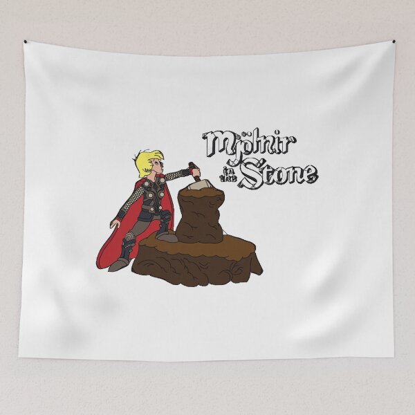 Item preview, Mjolnir in the Stone  designed and sold by JessicaZercho.