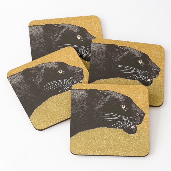 Item preview, Black Panther by Yoshida Toshi designed and sold by BrigitteCooper.