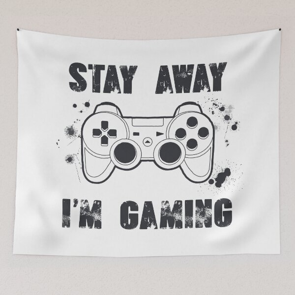 Item preview, Stay Away I'm Gaming Design for all people loving videogame designed and sold by Goliardika-Shop.