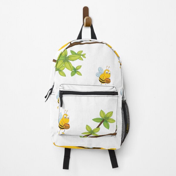 Item preview, A beehive on a tree branch with adorable bees at work happily designed and sold by Fanatic Nerd.