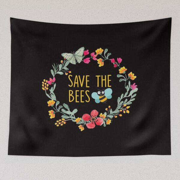 Item preview, Save the Bees T-Shirt Nature Lovers Gift Floral designed and sold by TimLittle12.