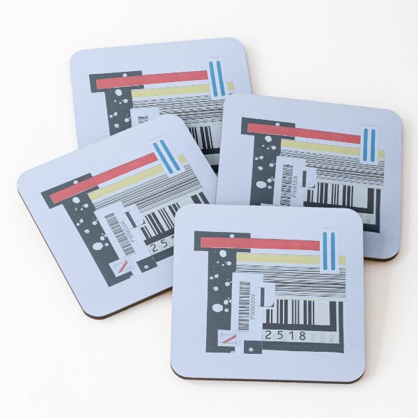 Artikelvorschau, Bar codes abstract collage entworfen und verkauft von veraD58.
