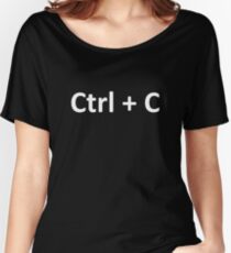 Ctrl C Ctrl V Copy Paste Twins Women's Relaxed Fit T-Shirt