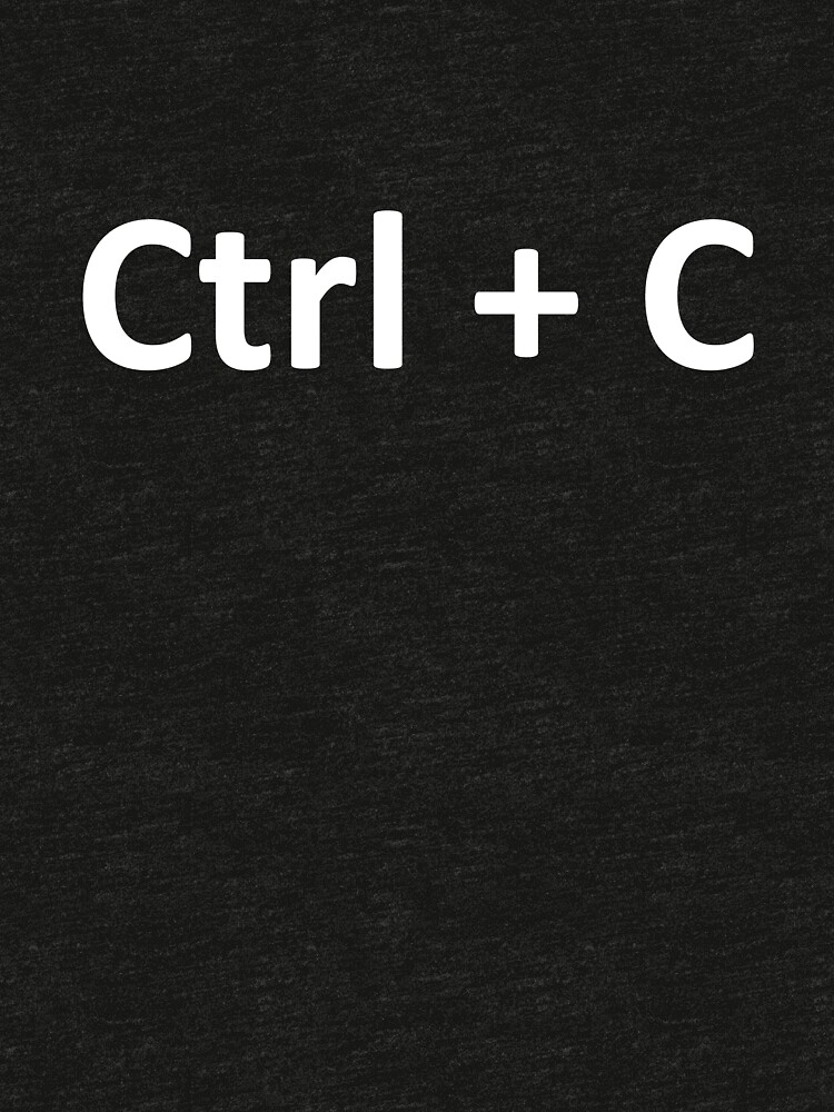 t shirt ctrl c