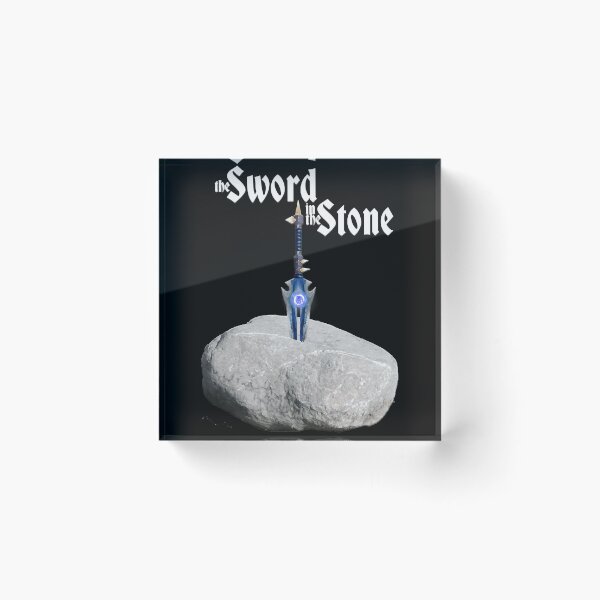 Item preview, The Sword In The Stone - Thunderfury - WoW Classic - White Writing  designed and sold by JessicaZercho.