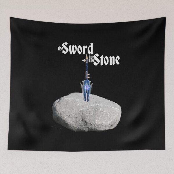Item preview, The Sword In The Stone - Thunderfury - WoW Classic - White Writing  designed and sold by JessicaZercho.