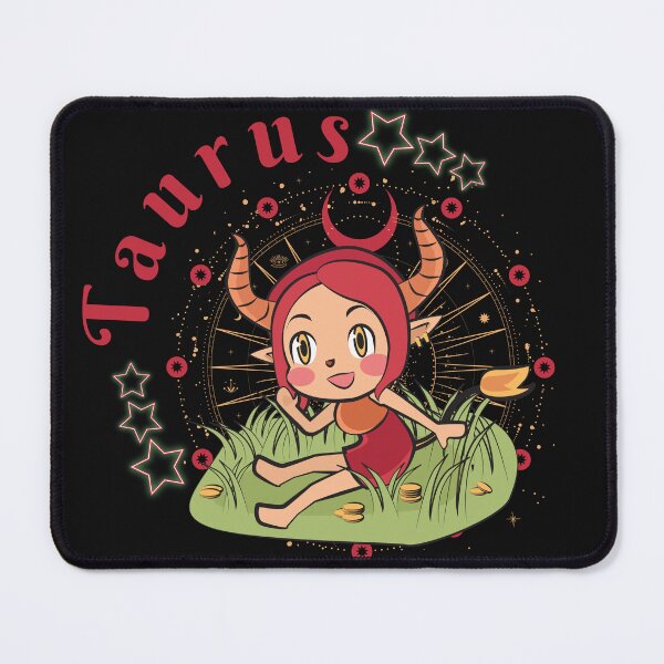 Item preview, Kawaii Zodiac Sign Taurus Girl designed and sold by astroful.