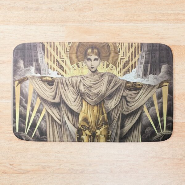 METROPOLIS 1927 Movie Vintage Bath Mat
