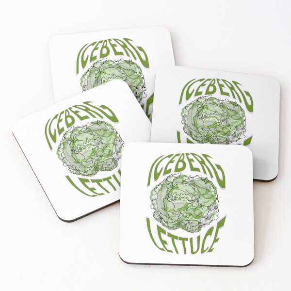 Item preview, ICERBERG LETTUCE water colour and graphic text  designed and sold by huuthong199.