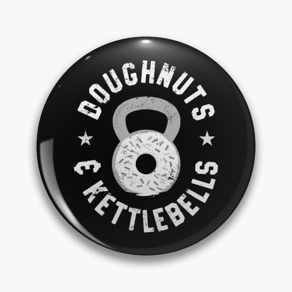 Item preview, Doughnuts And Kettlebells Funny Donut Gym T-Shirt Essential T-Shirt designed and sold by stewaales6.