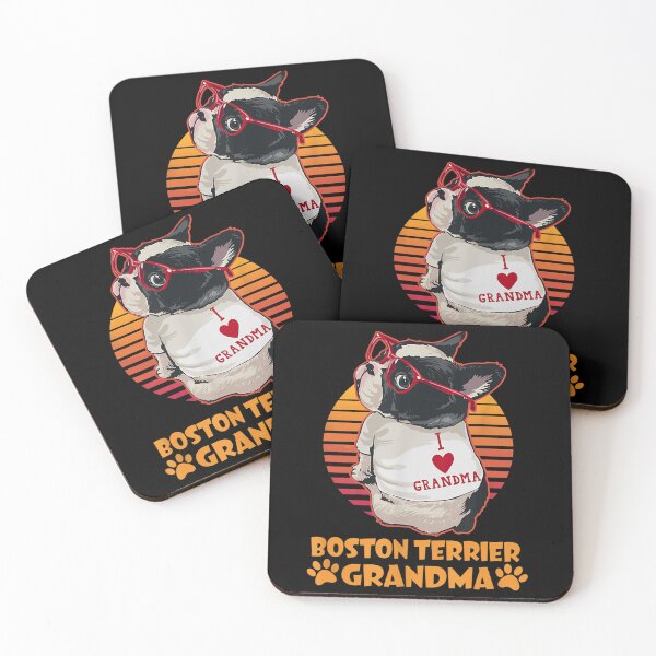 Item preview, Vintage Boston Terrier Grandma Wear Sunglasses Dog Lover designed and sold by michellexkelly.