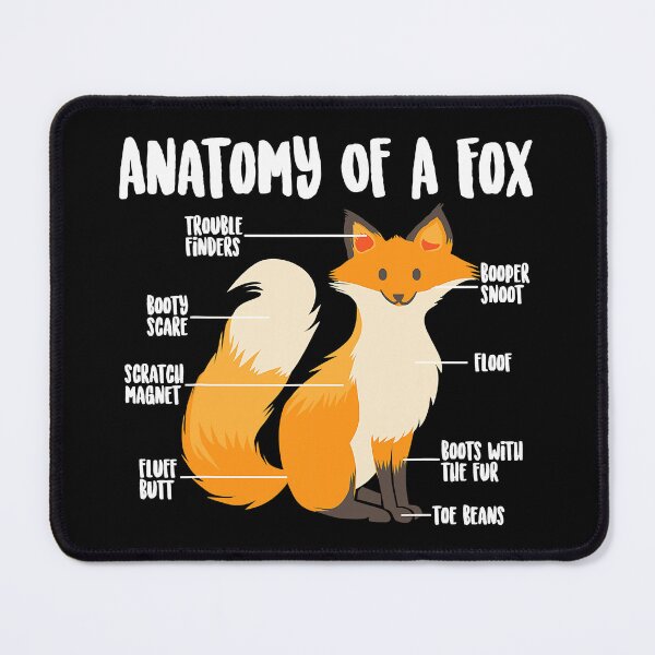 Item preview, Anatomy Of A Fox Cute Sweet Carnivore Funny Animal Gift designed and sold by PerkinsAarav.