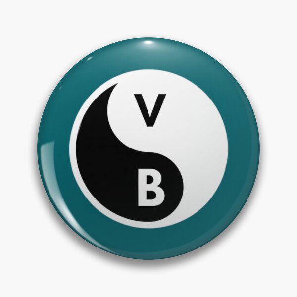 Item preview, VB Yin Yang   designed and sold by The3PeasLtdz.