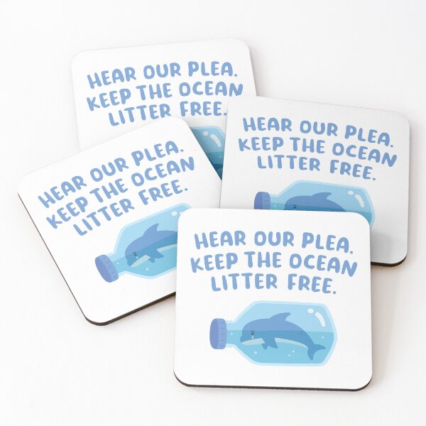 Item preview, Sad Dolphin Trapped In Bottle, Keep The Ocean Litter Free designed and sold by rustydoodle.
