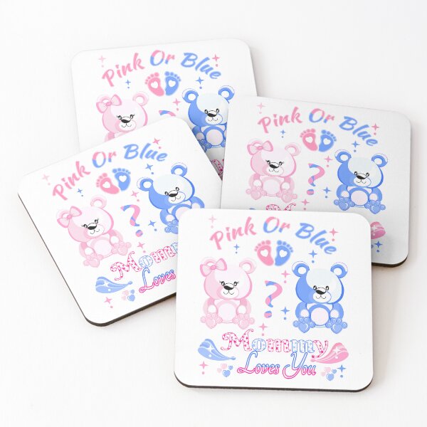 Artikelvorschau, Rosa oder blaue Mama liebt dich entworfen und verkauft von bluehatgraphics.