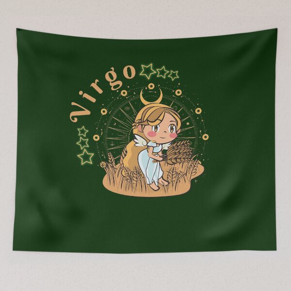 Item preview, Kawaii Zodiac Sign Virgo Girl designed and sold by astroful.